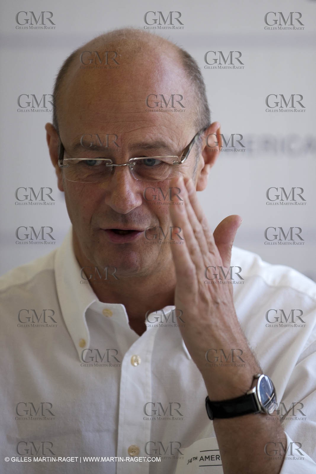 25 11 2010 - Dubai (UAE) - 34th America's Cup - Media Round Table with Ian Murray and Richard Worth - Richard Worth