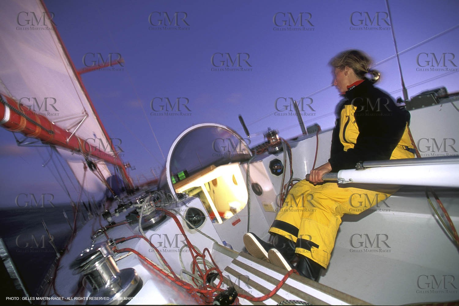 1996 - Vendée Globe  - Whirlpool - Catherine Chabaud