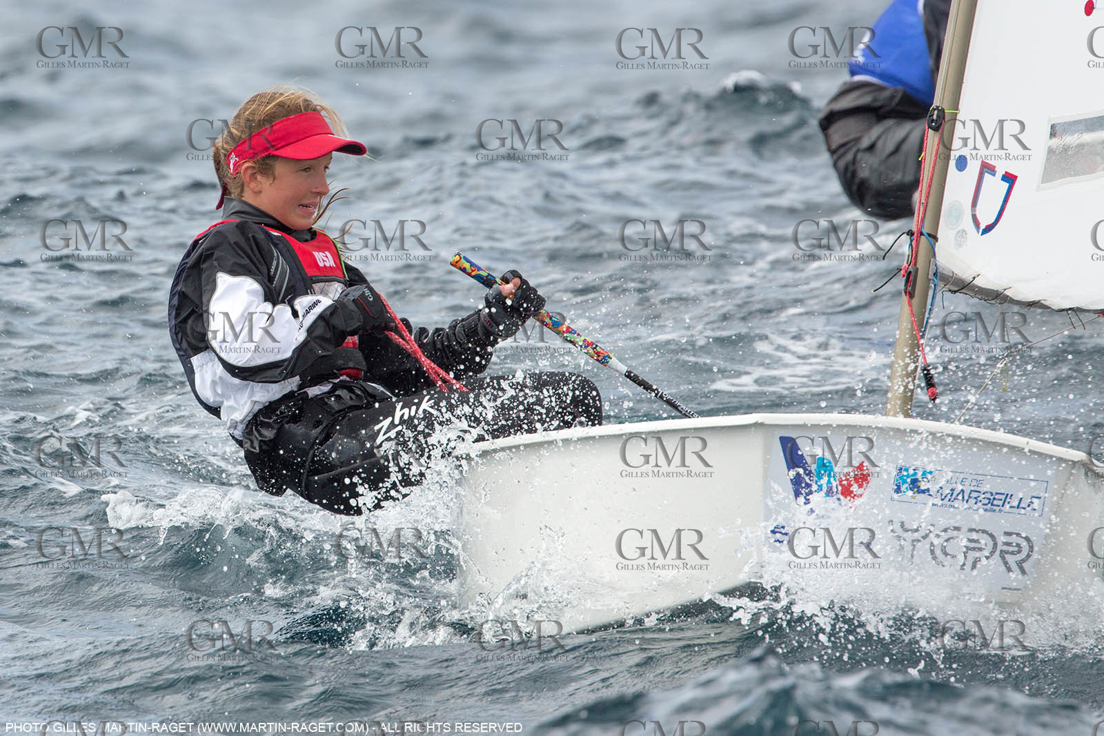 15 04 2016, Marseille (FRA,13), SNIM Dériveurs, Coupe Internationale de Printemps Optimist, Final Day
