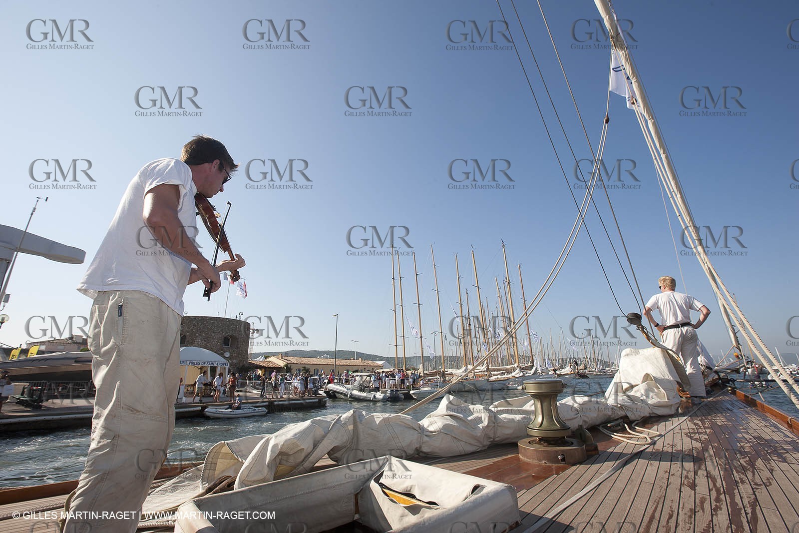 01 10 2011 - Saint Tropez (FRA,13) - Voiles de Saint Tropez 2011 - Classic Yachts - Day 5 - Onboard Mariquita