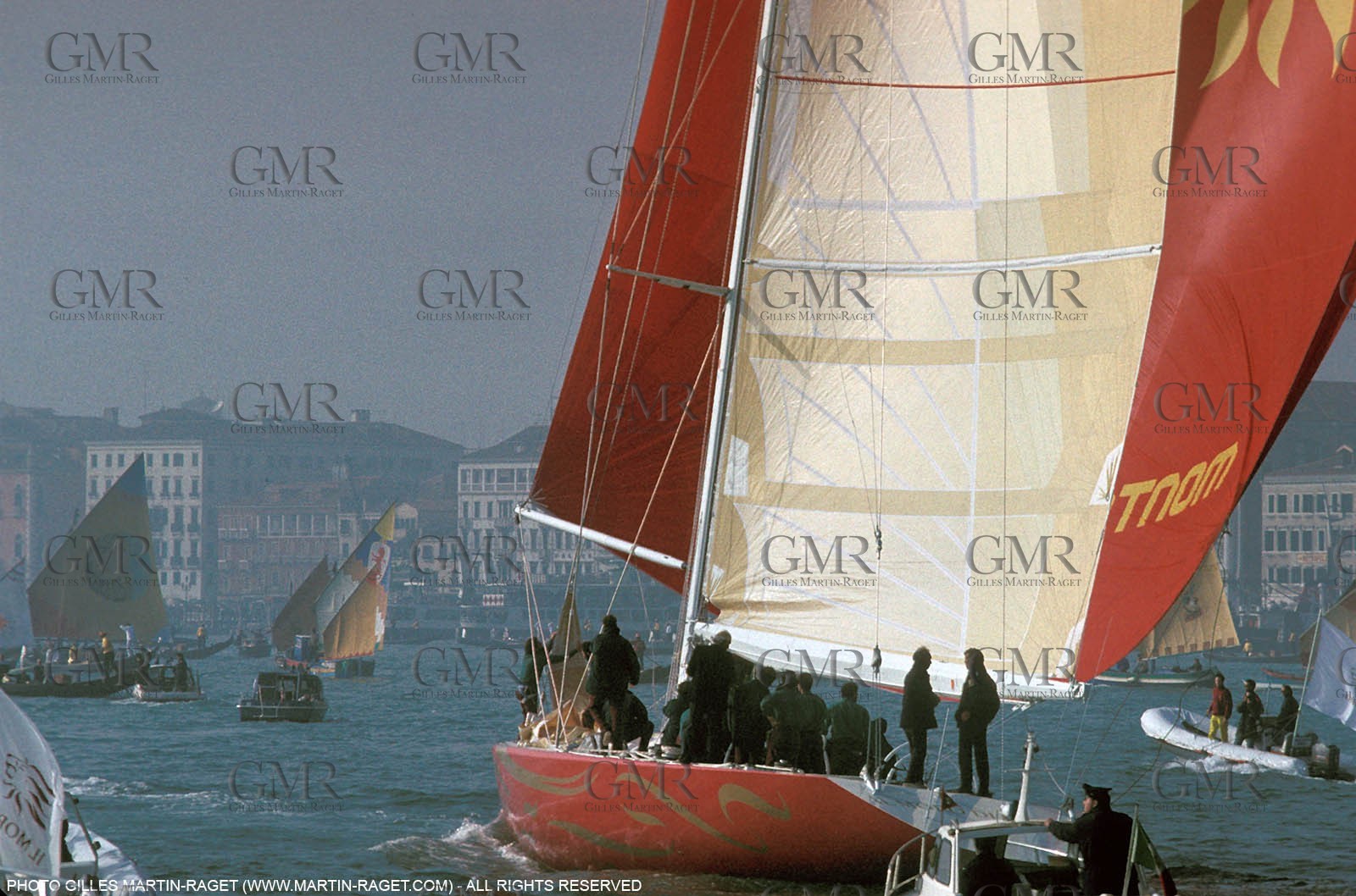 America's Cup, San Diego 1992, Il Moro di Venezia christening in Venezia