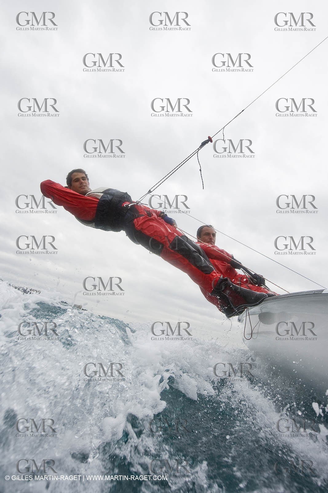 07 03 2008-Marseille (FRA, 13) Nicolas Charbonnier Olivier Bausset training