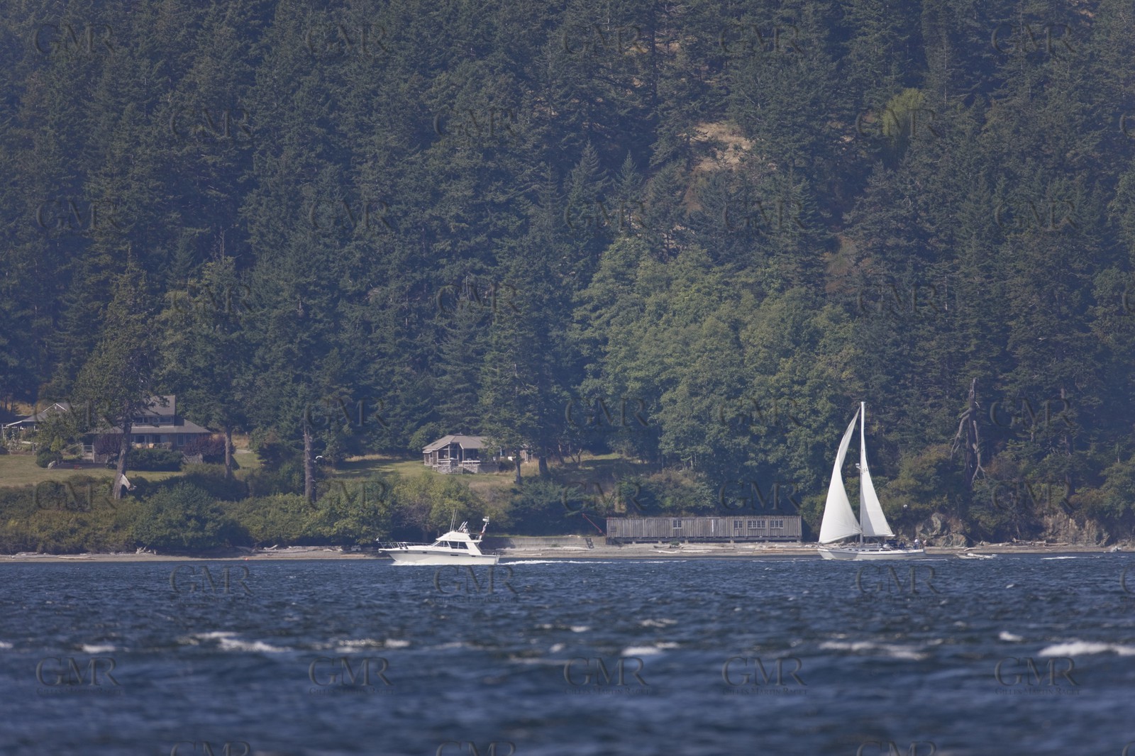 08 09 2008 - Anacortes (WA, USA) - America's Cup - BMW ORACLE Racing - 90 ft trimaran sea trials - Day 6