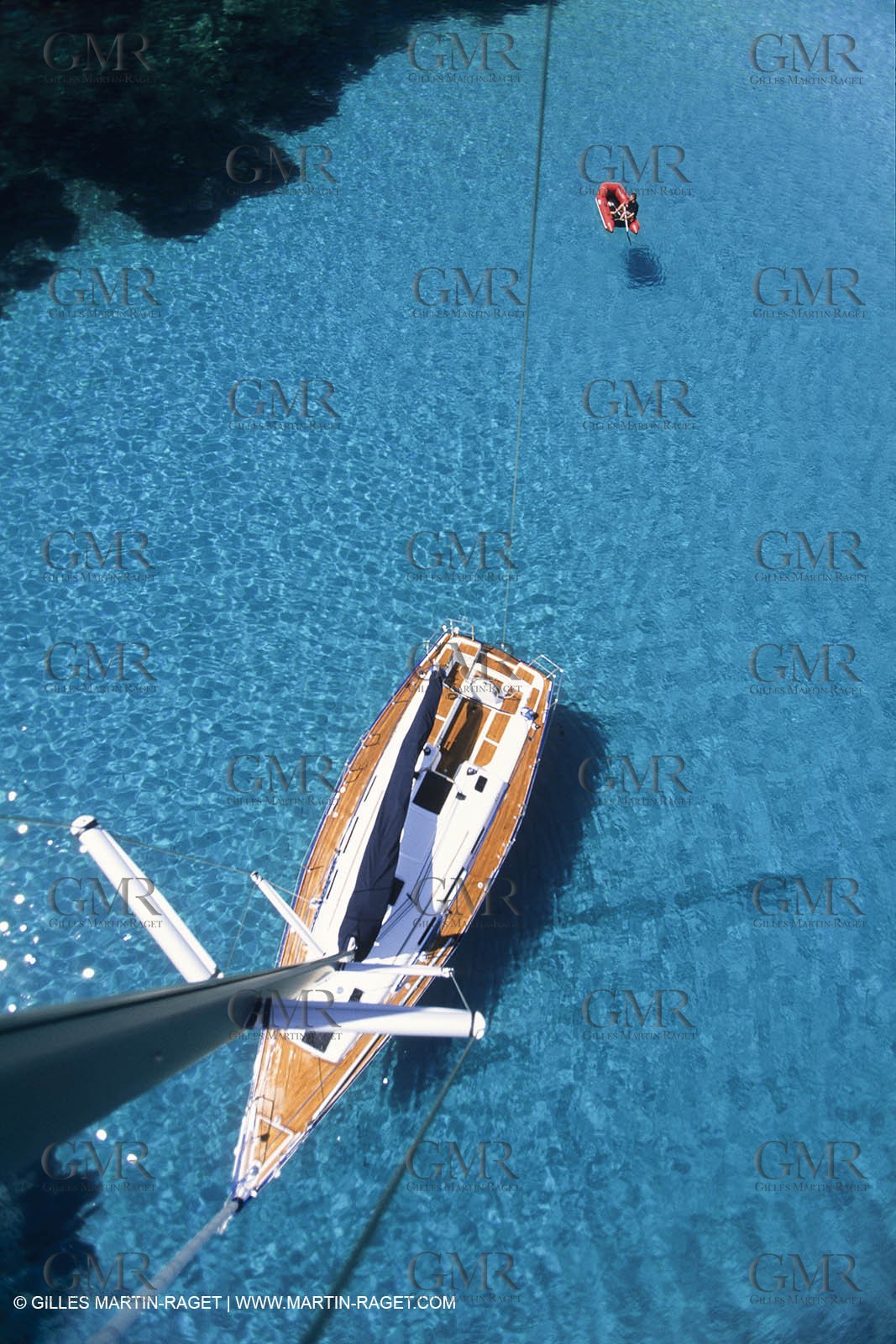 sailing, cruising, monohull at the mooring