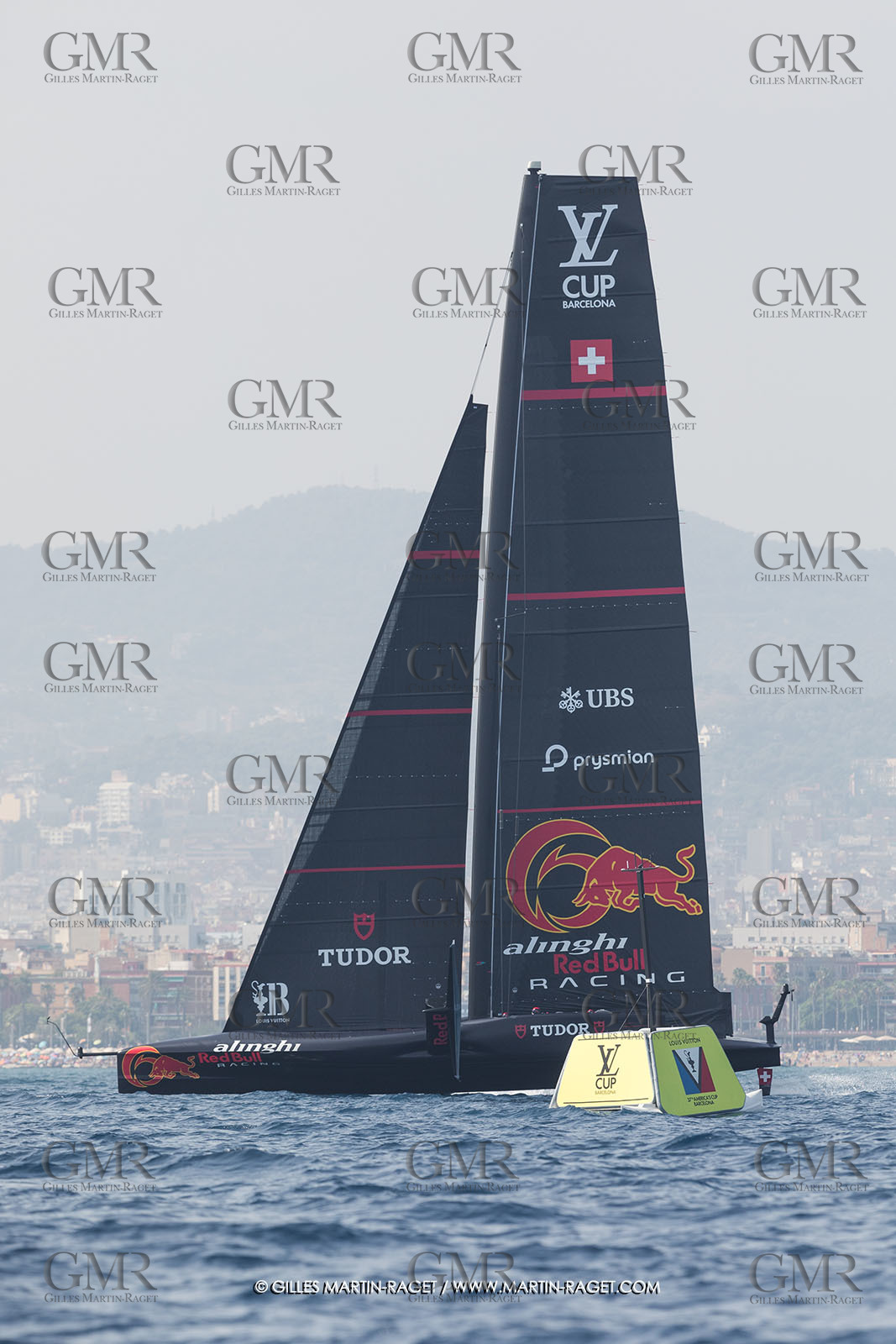 24 08 2024, Barcelona (ESP), Louis Vuitton 37th America's Cup, Louis Vuitton Prelilinary Regatta, Race Day 3