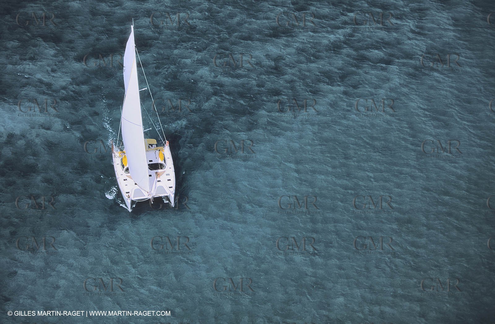 Cruising multihull sailing