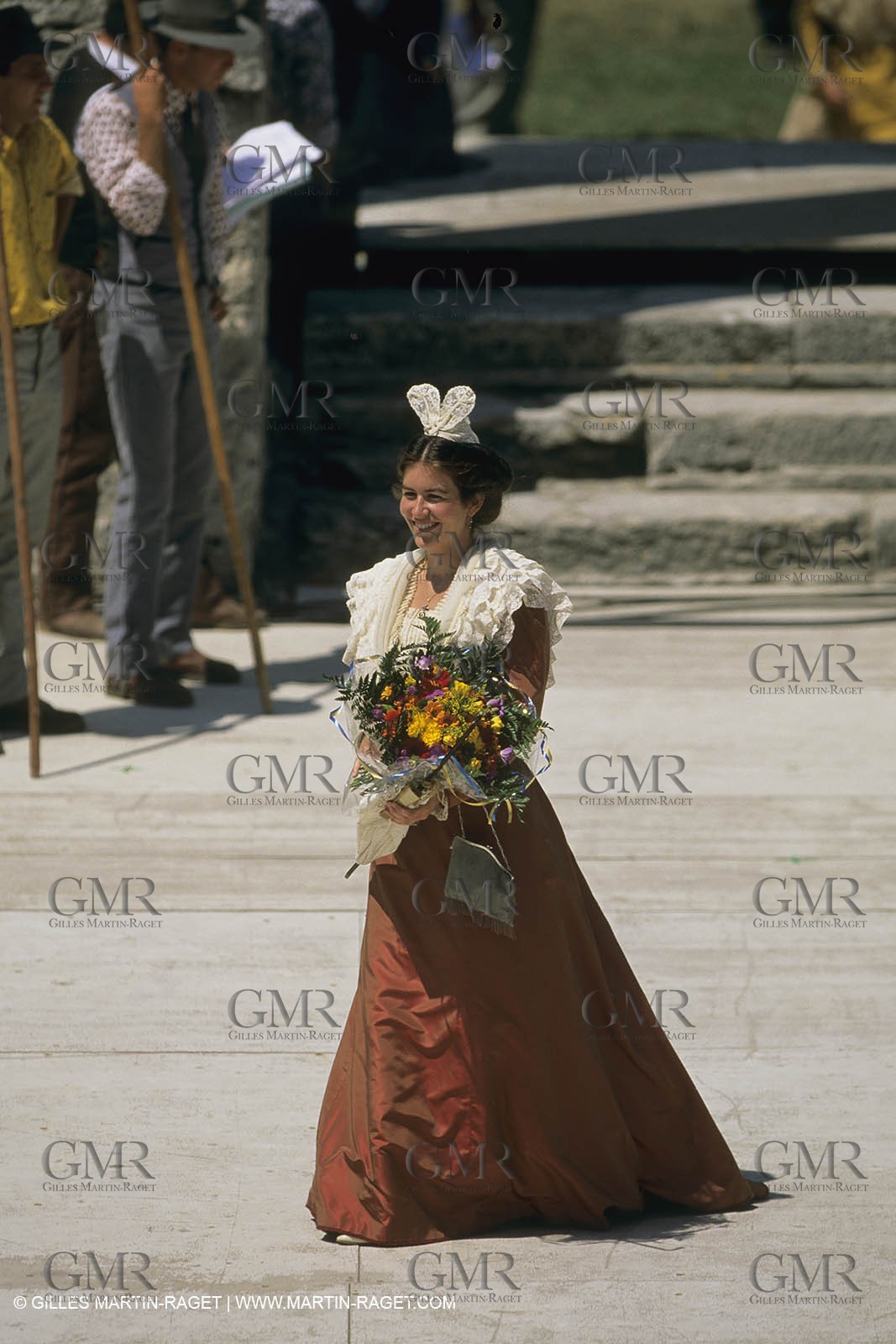 France, Provence, Traditionnal costume from Arles