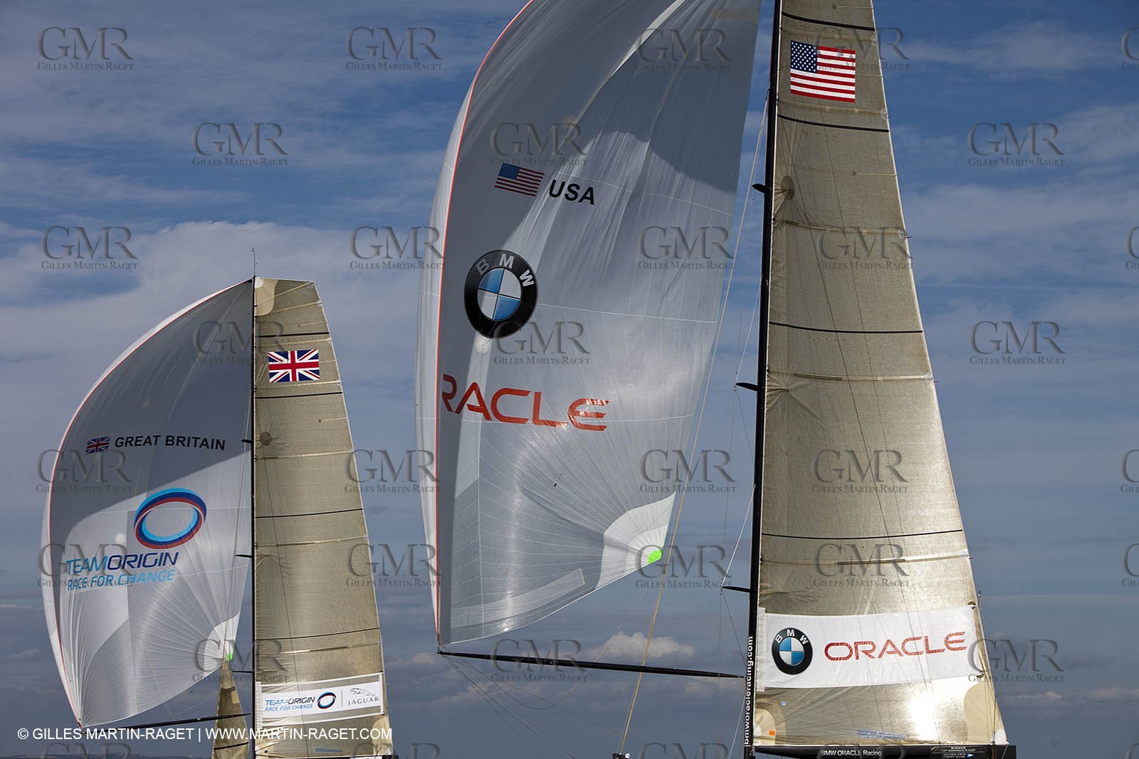 03 08 2010 - Cowes (UK, IOW) - The 1851 Cup -  BMW ORACLE Racing - Day 1.