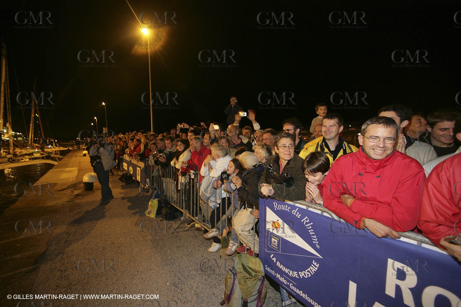 27 10 2006 - Saint Malo (FRA) - Route du Rhum 2006 - Thomas Coville - Sodeb'O - Lock passage