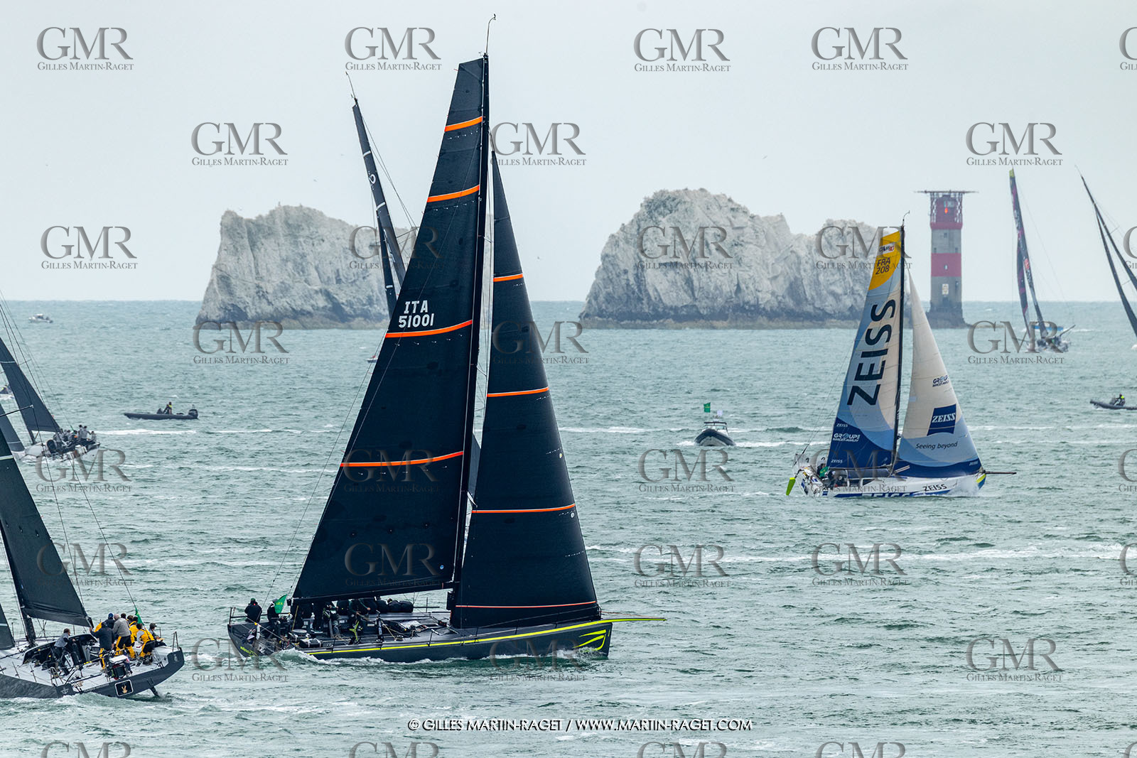 26 07 2025, Cowes (UK, IOW), Admiral's Cup 2025, Rolex Fastnet Race start,
