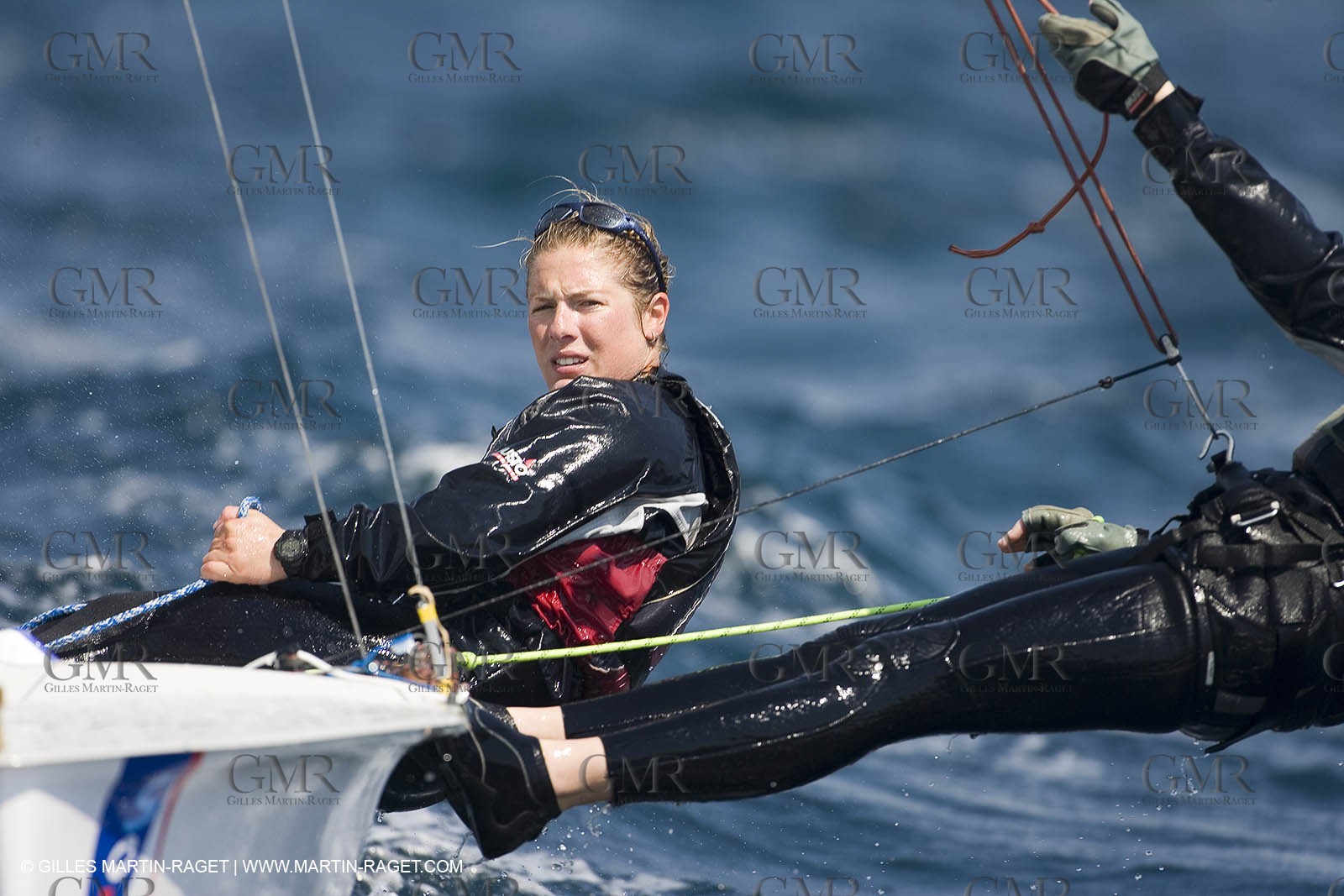 27 04 2007 - 2007 Semaine Olympique Française - Hyères (South of France) - Day 6 - Medal Race - Team France - Lecointre-Lemaître