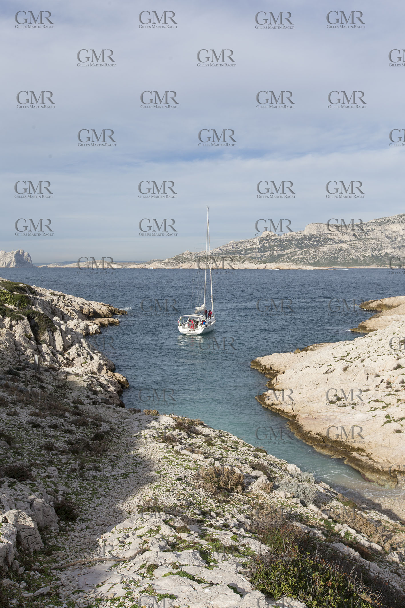 08 01 2016, Marseille (FRA, 13), Cruising in winter in the Calanques