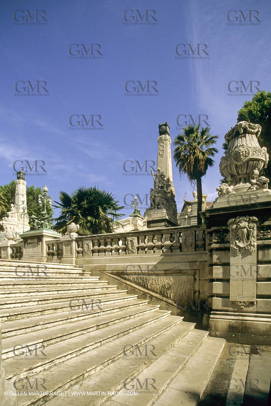 Marseille historical heritage (check keywords for more infos), Escaliers de la gare