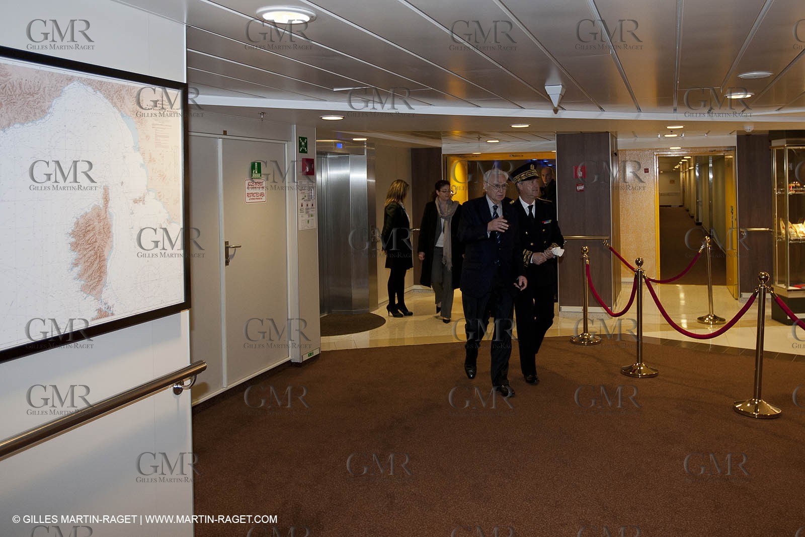 16 02 2012 - Ajaccio (FRA, Corse) -  La Méridionale shipping company- Piana at Ajaccio