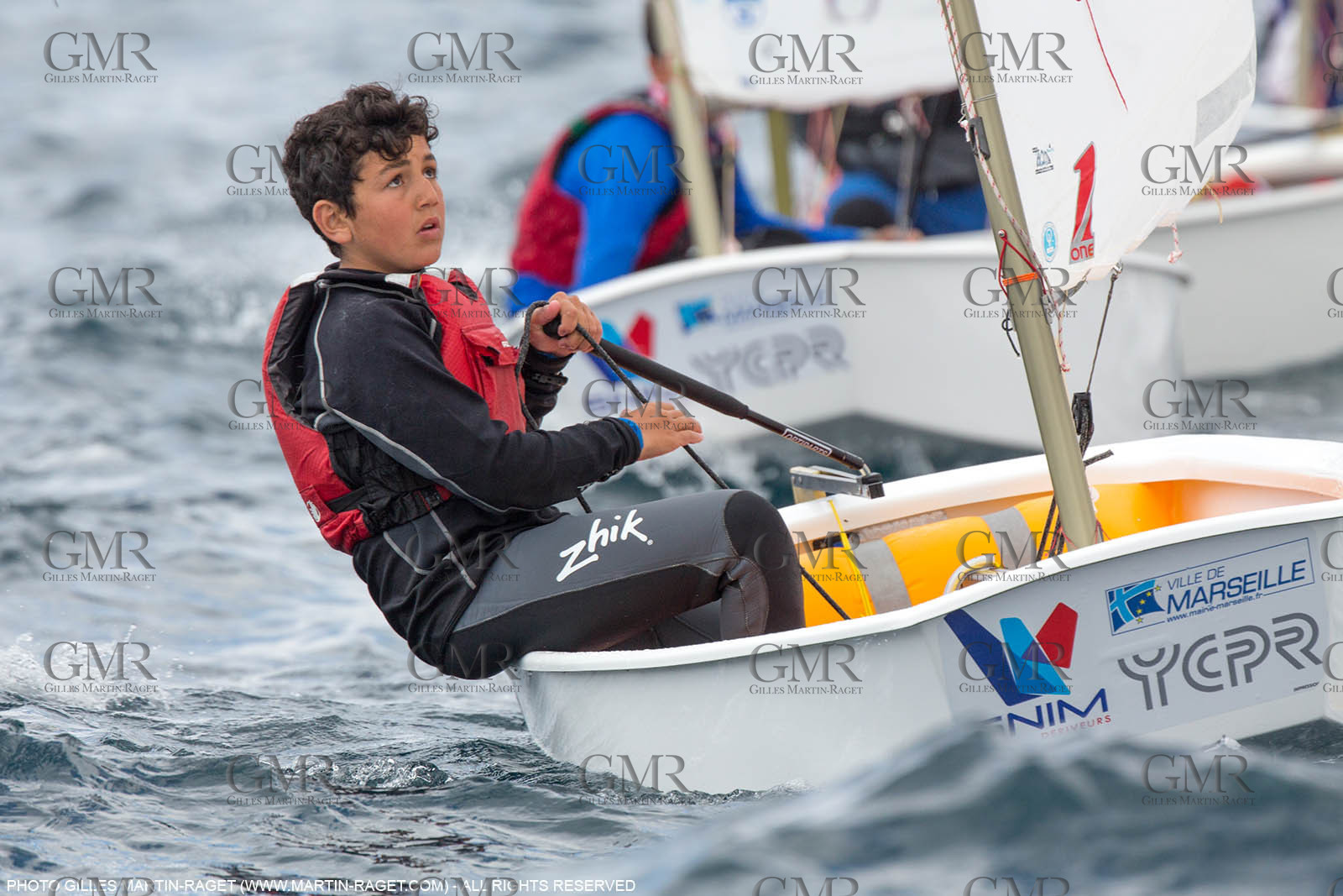 15 04 2016, Marseille (FRA,13), SNIM Dériveurs, Coupe Internationale de Printemps Optimist, Final Day