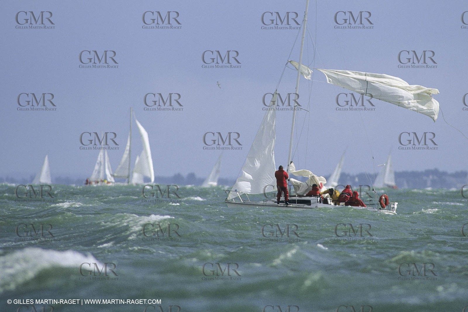 Sailing, Yacht Racing, Spi Ouest France, La Trinité sur mer (Britanny)