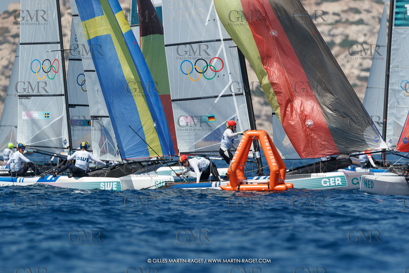 05 08 2024, Marseille (FRA), Paris 2024 Olympic Games, Sailing, Race Day 8