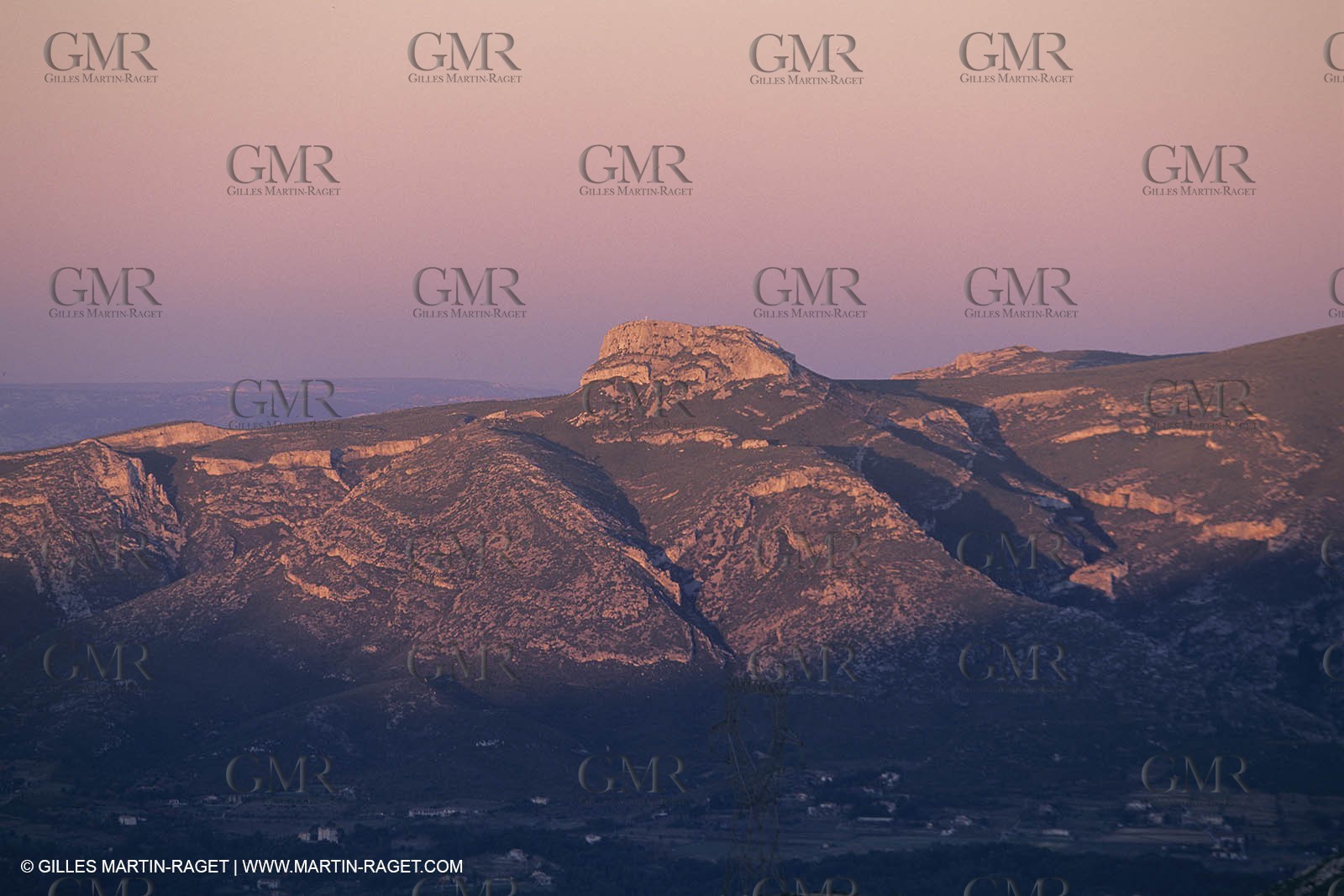France, Provence, Collines de Pagnol, Aubagne surrounds, Garlaban mountain