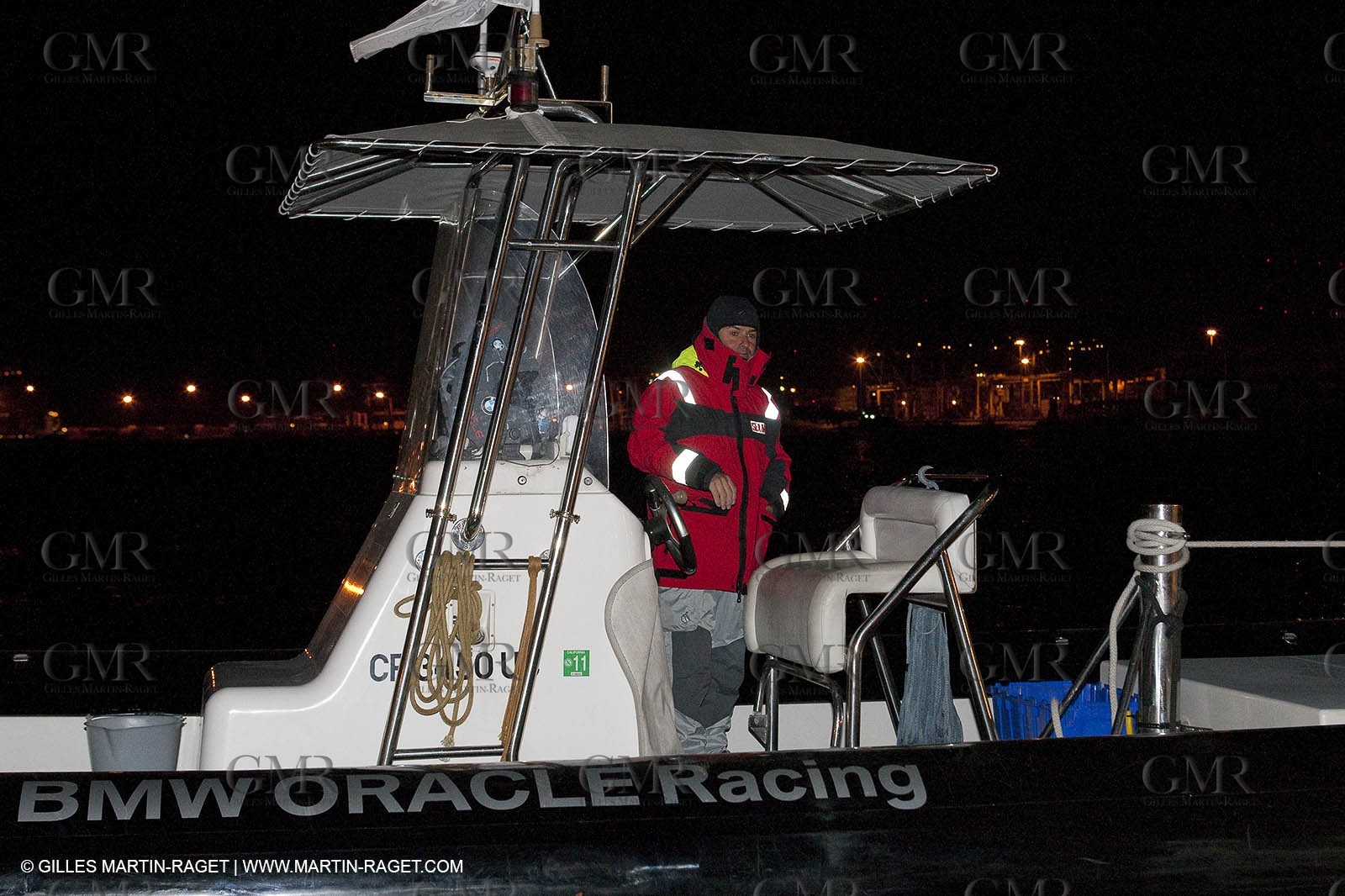 12 02 2010 - Valencia (ESP) - 33rd America's Cup - BMW ORACLE Racing - Day 5 - Night watch