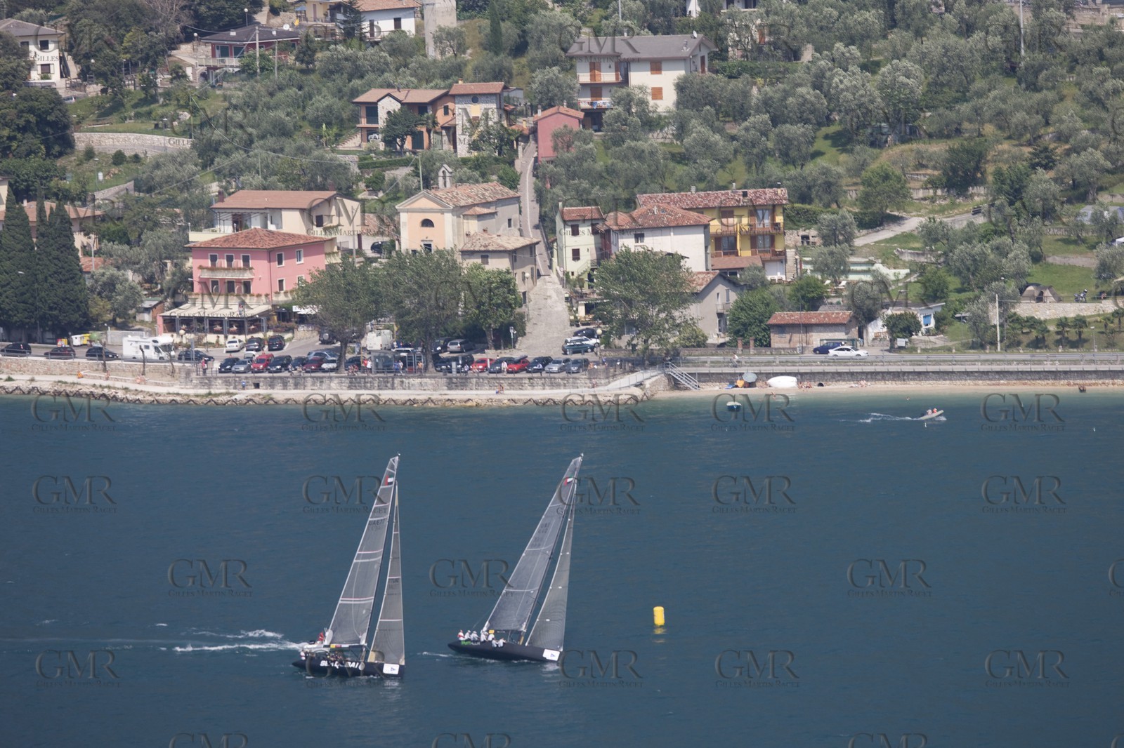 09 07 2008 - Malcesine (ITA, Lake Garda) - RC 44 World Championsship - Malcesine SLAM Cup 08 - Day 2