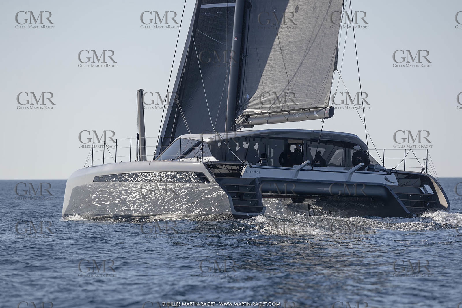 16 02 2019, Porquerolles (FRA,83), Gunboat 68 sail testing  3