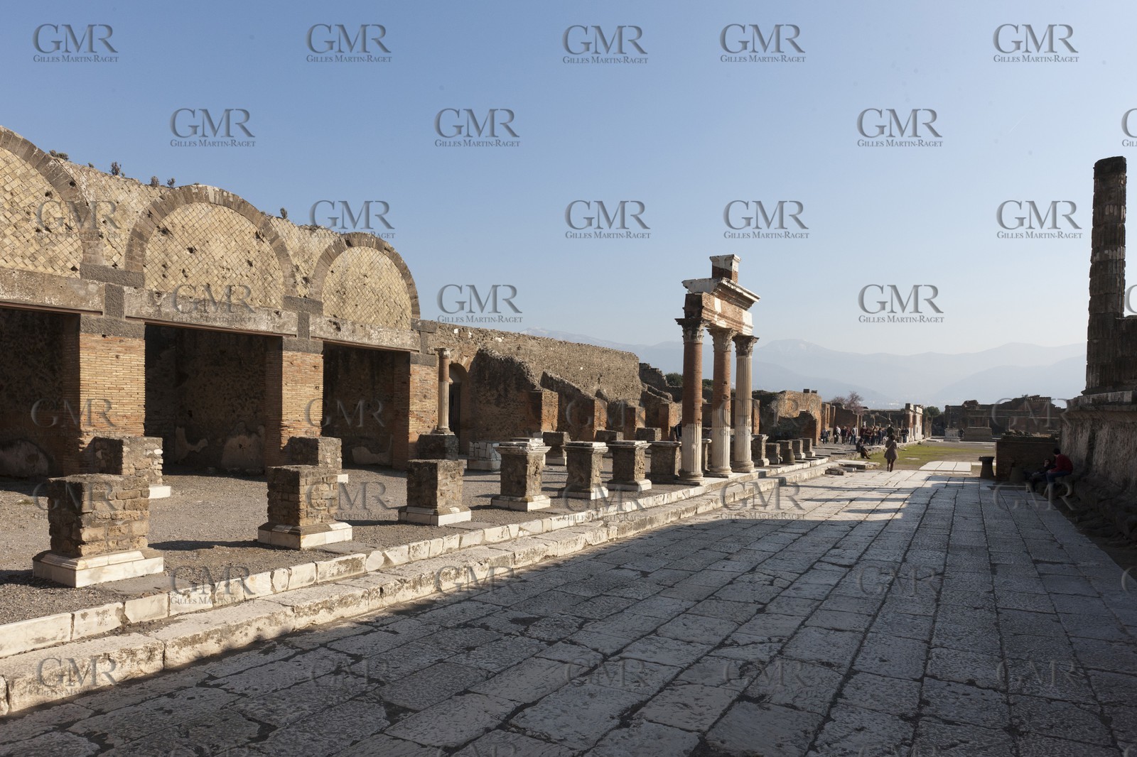 24 02 2012 - Naples (ITA) - 34th America's Cup - America's Cup World Series Naples 2012 - Naples Preview - Pompei roman ruins
