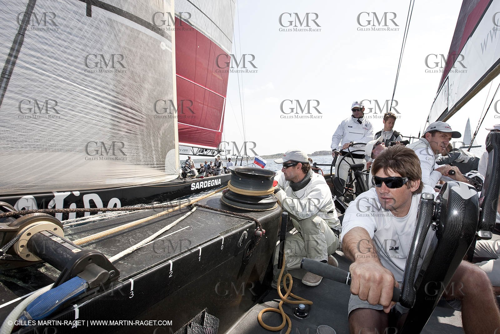 19 05 2010 - La Maddalena (ITA, Sardinia) Louis Vuitton Trophy - BMW ORACLE Racing - Training
