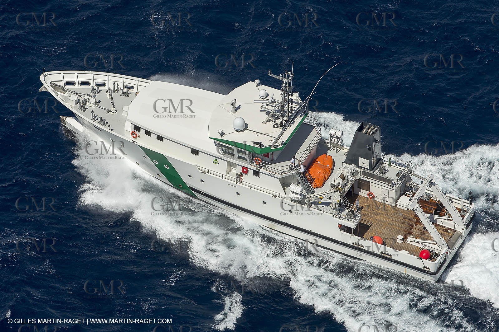 Al Azizi -  H2X boatyard - Oceanographjic research ship - Sea trials off La Ciotat (FRA,13) - 29 07 2014