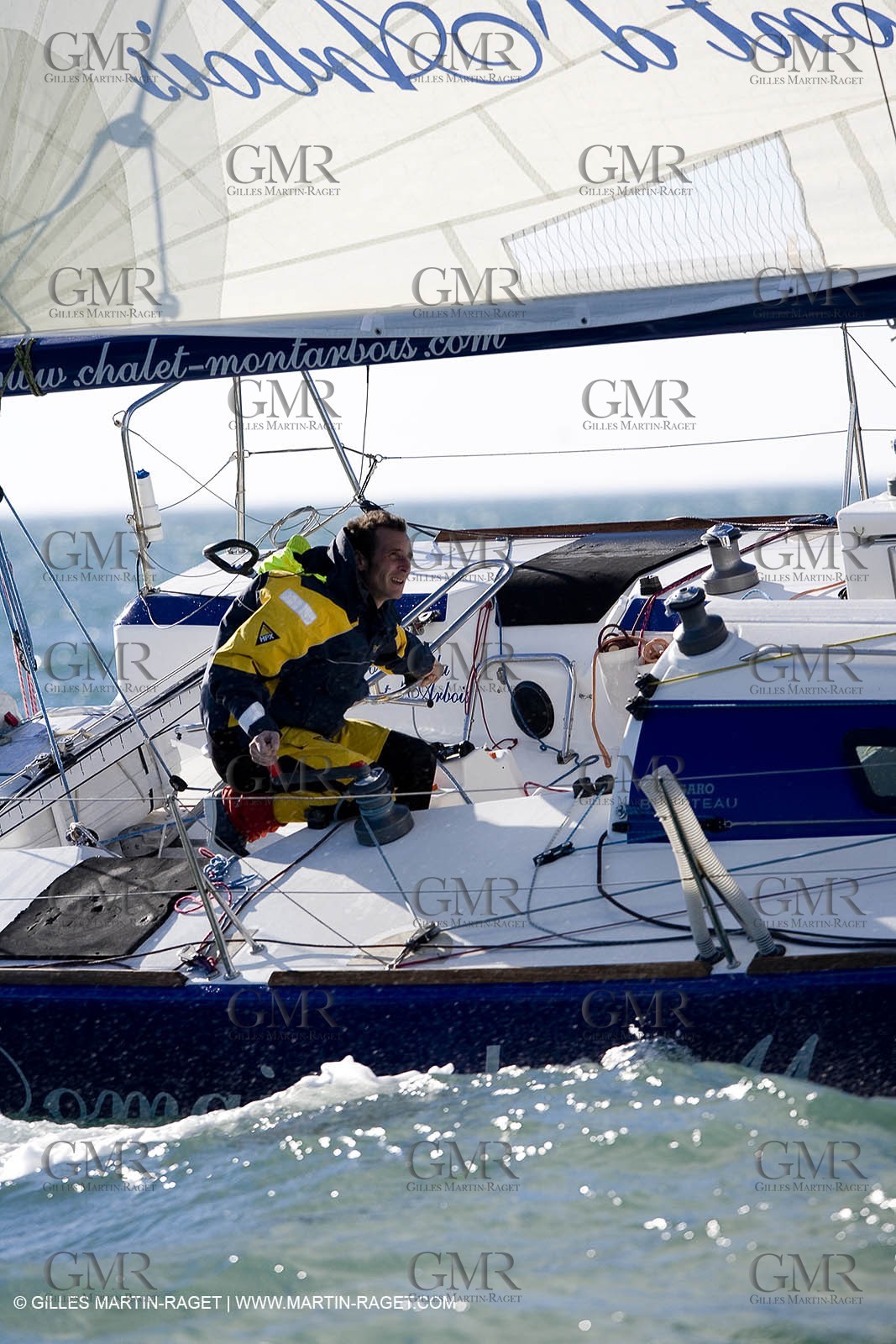 15 02 2007 - La Grande Motte (FRA) - Onedesign Figaro II - Thierry Duprey du Vorsent (Domaine de Monts d'Arbois)