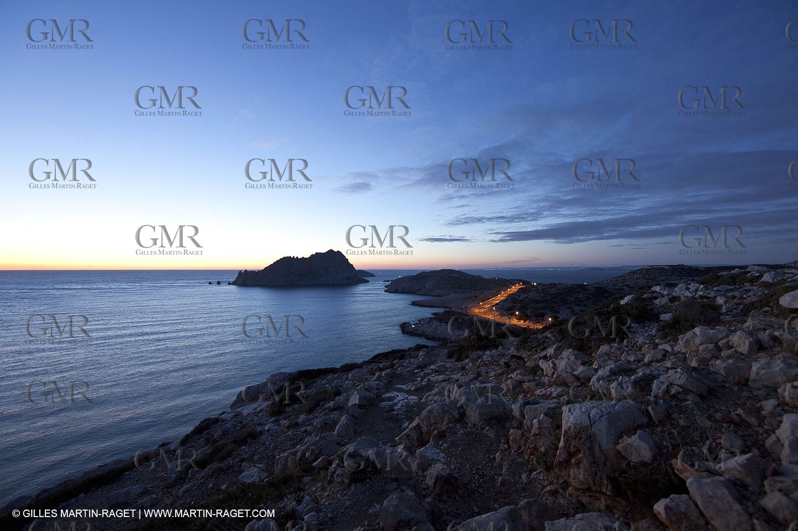Décember 2009 - Marseille (FRA) - Les Calanques - Ile Maire and cape Croisette