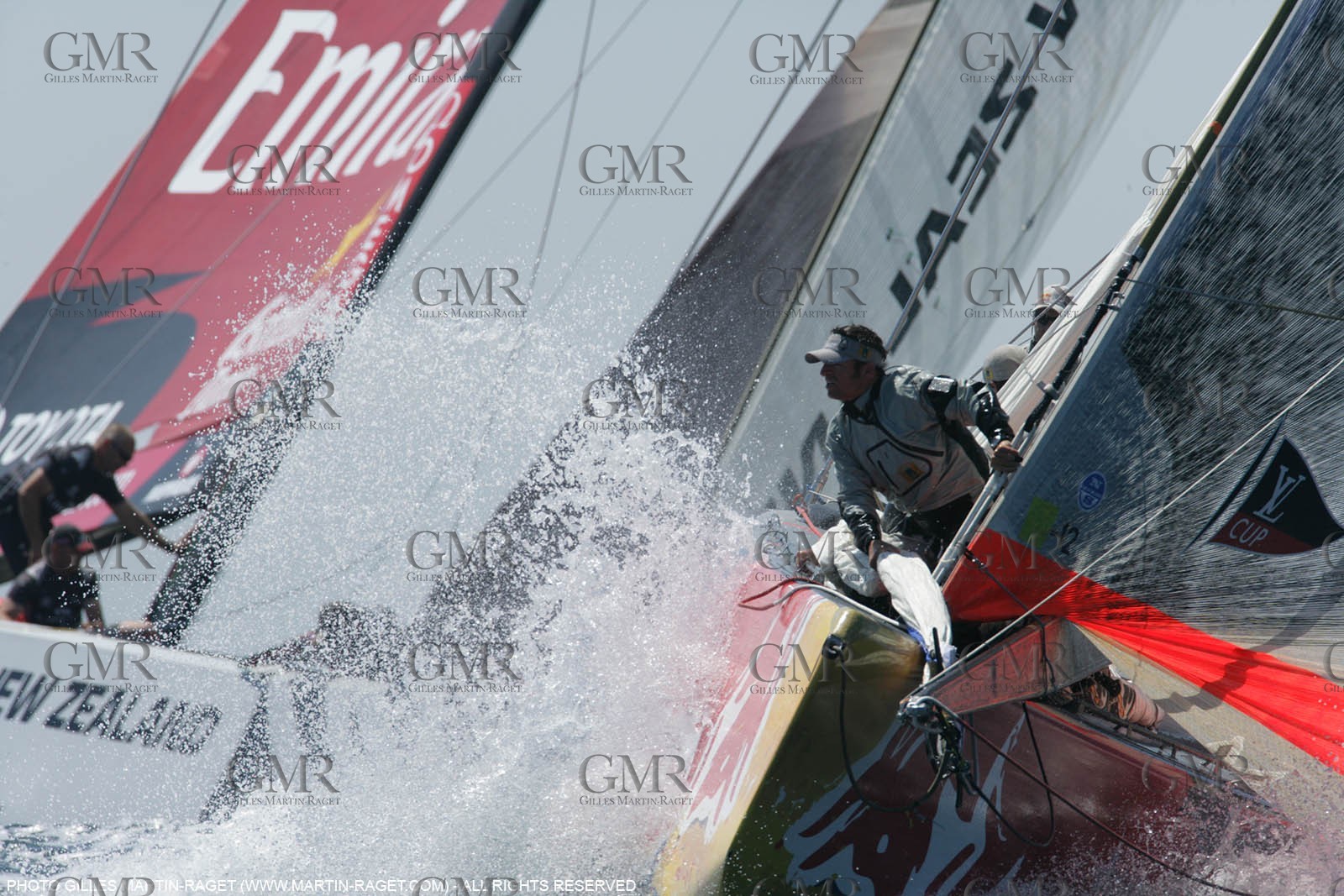 8 05 2007-Valencia (Spain)- 32nd America's Cup - Louis Vuitton Cup - RR2 - Day 10 - BMW ORACLE Racing