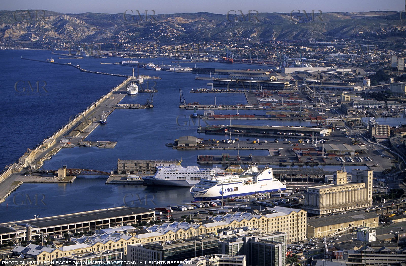 Marseilles, joliette commercial port