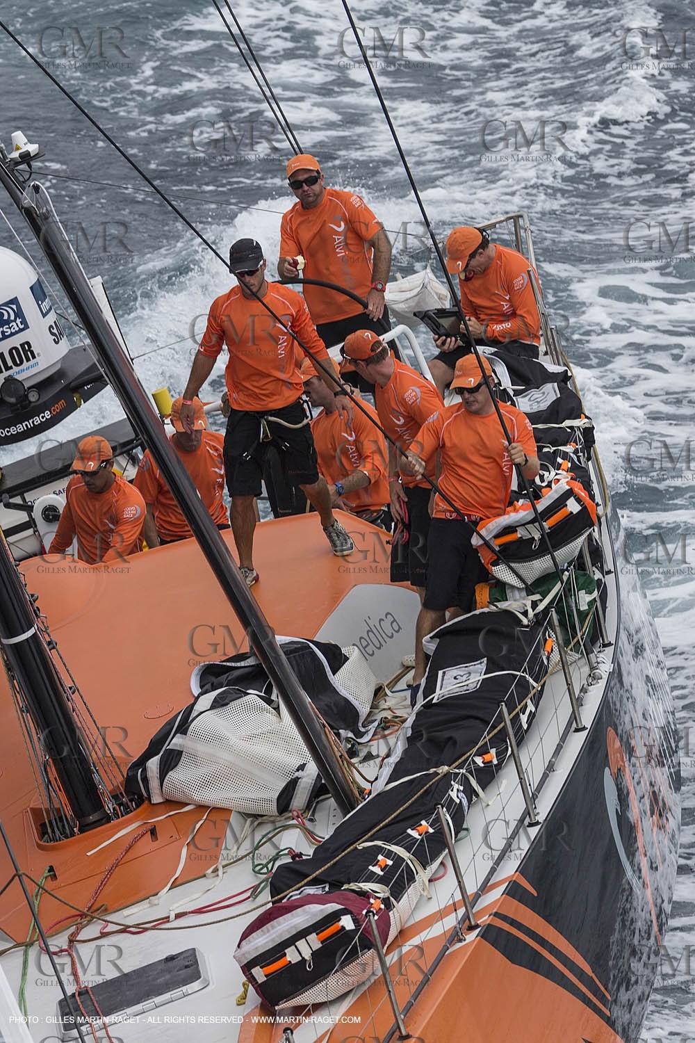 11 10 2014, Alicante (ESP), Volvo Ocean Race 2014-15, Team Alvimedica