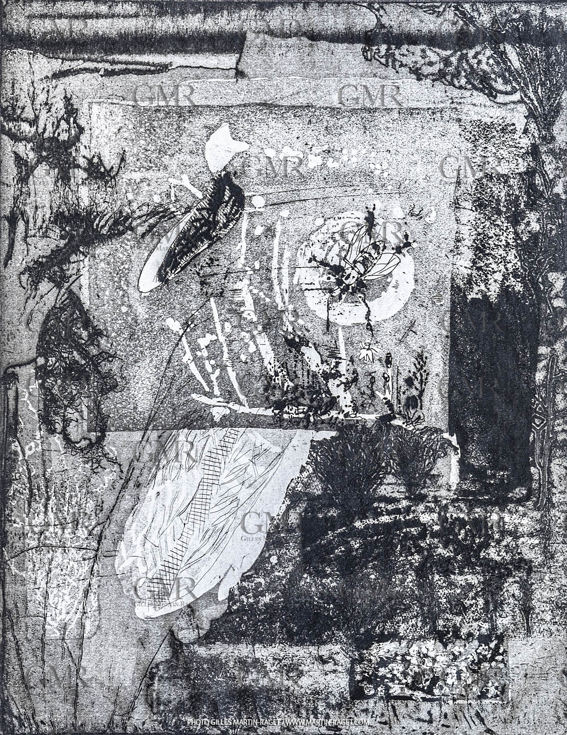 12 07 2020, St Rémy de Provence (FRA, 13) Oeuvre Germaine Richier, gravure