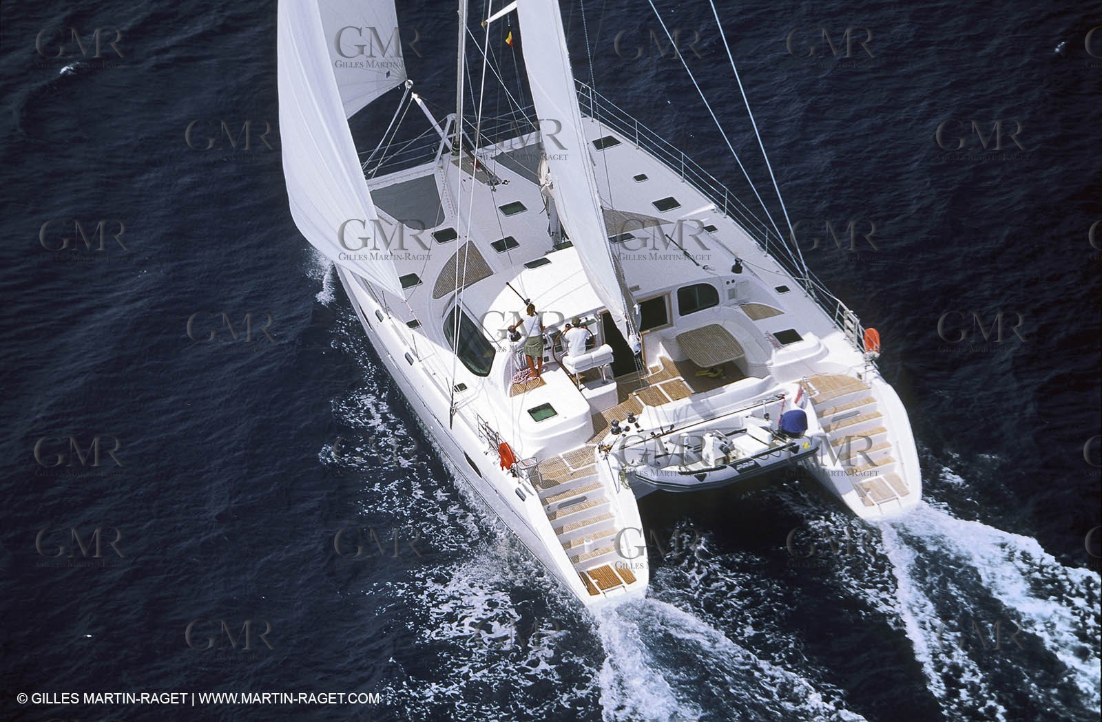 Cruising multihull sailing