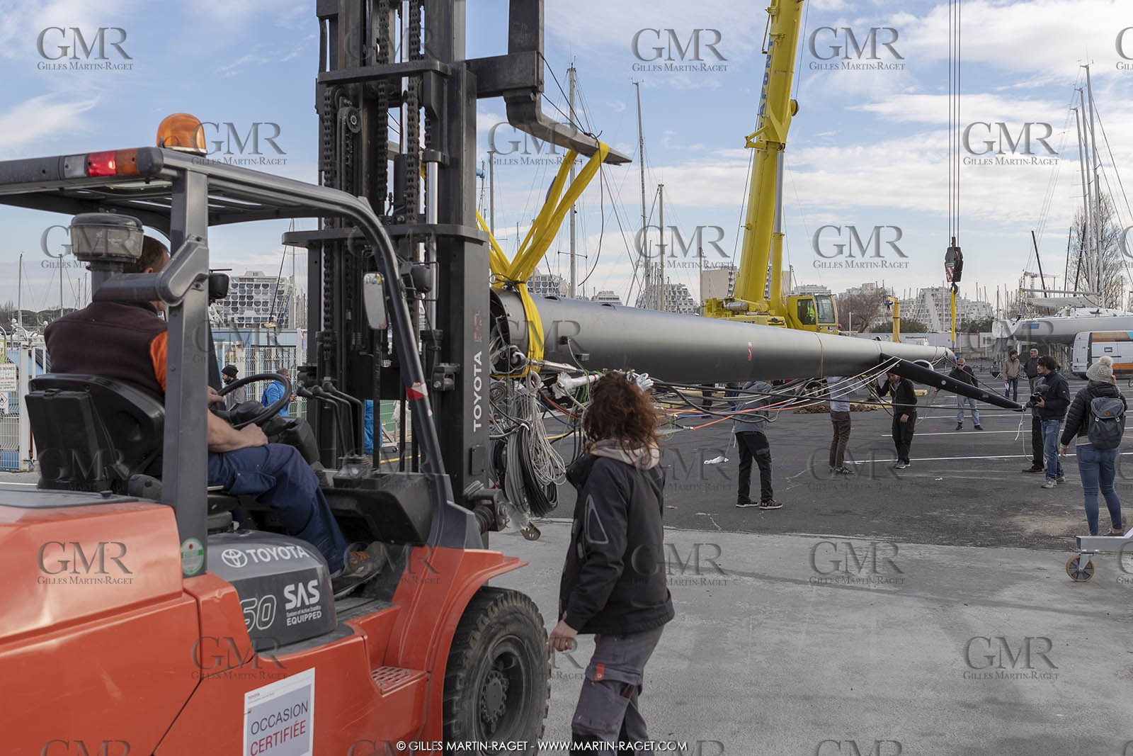 17 01 2018, La Grande Motte (FRA), Gunboat 68  1 launch