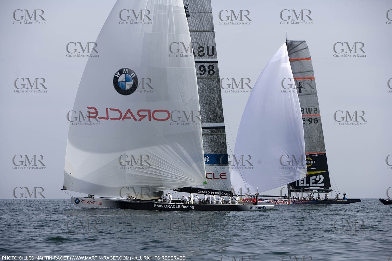 21 04 2007-Valencia (Spain)- 32nd America's Cup - Louis Vuitton Cup - RR1 - DAY 6 - BMW ORACLE Racing