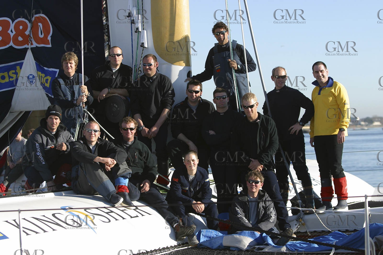 Kingfisher II - Jules Verne Trophy 2002 start - Brest