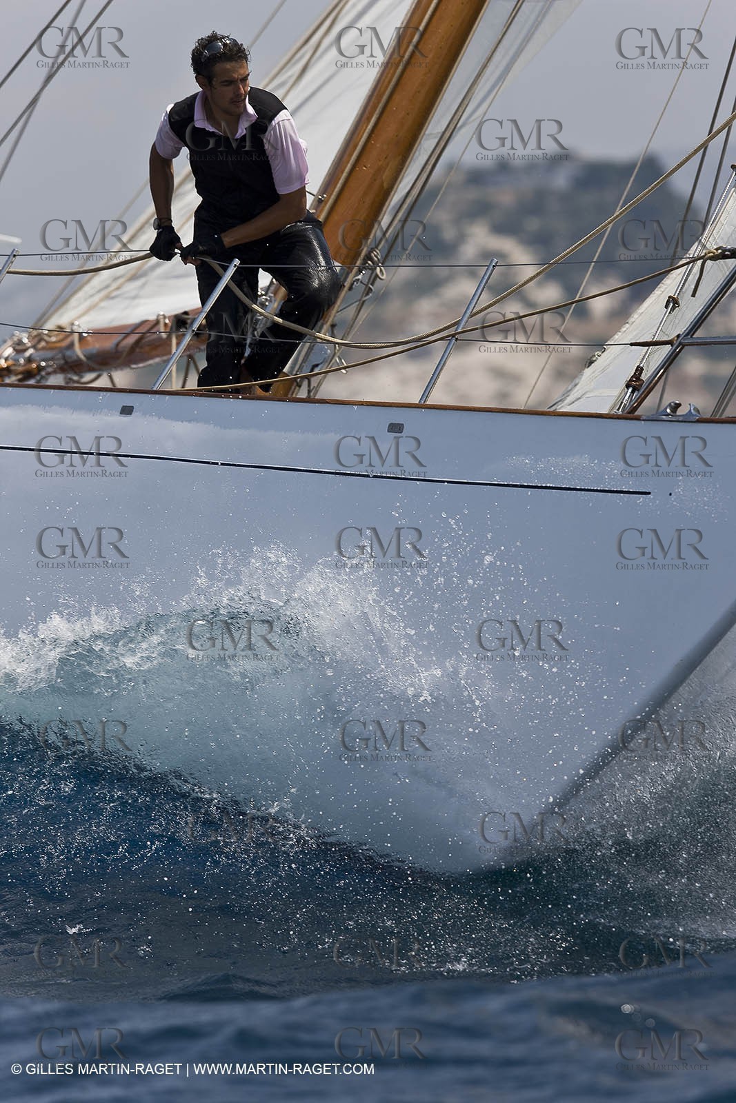 Sailing, Classic yachts, Voiles Vieux Port 2009, Marseille (FRA)