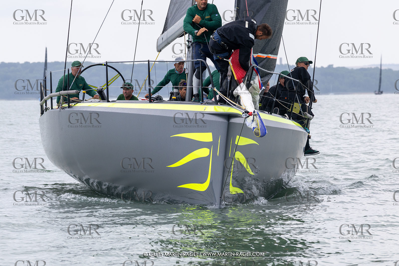 23 07 2025, Cowes (UK, IOW), Admiral's Cup 2025, Inshore racing Day 2, Django Wallyrocket 51, Yacht Club Costa Smeralda (ITA)