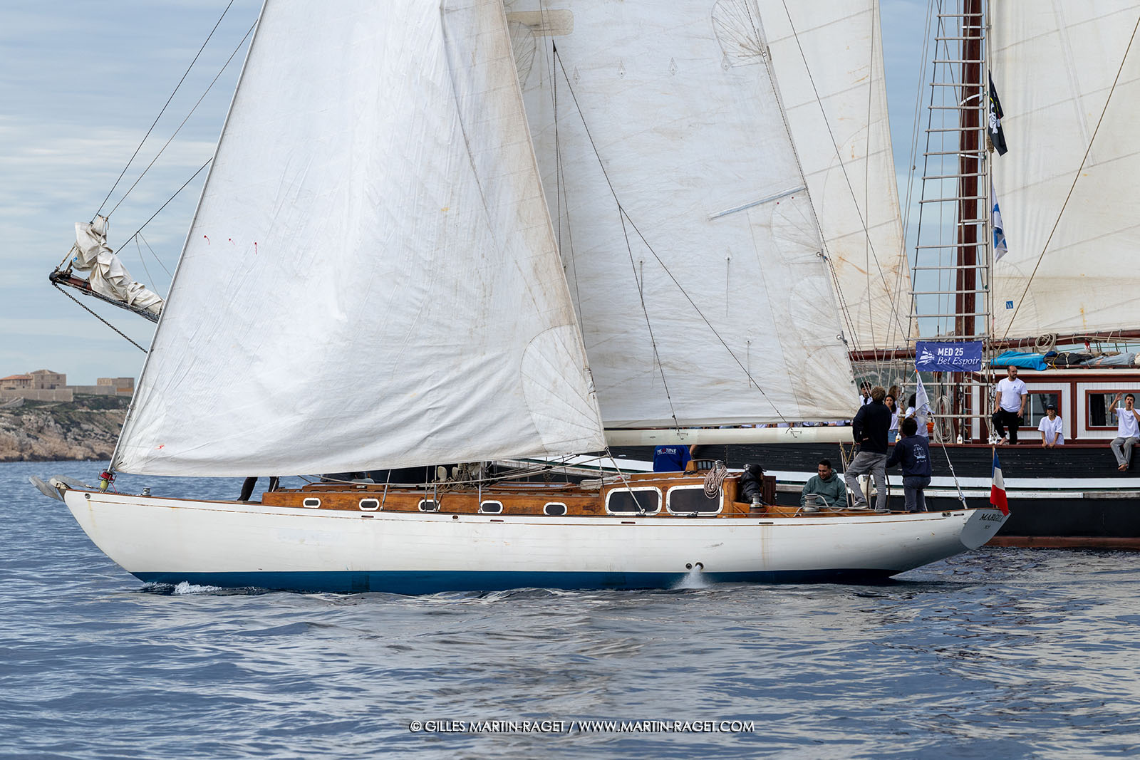 25 10 2025, Marseille (FRA), MED25 - Armada pour la Paix - Arrivée du Bel Espoir à Marseille