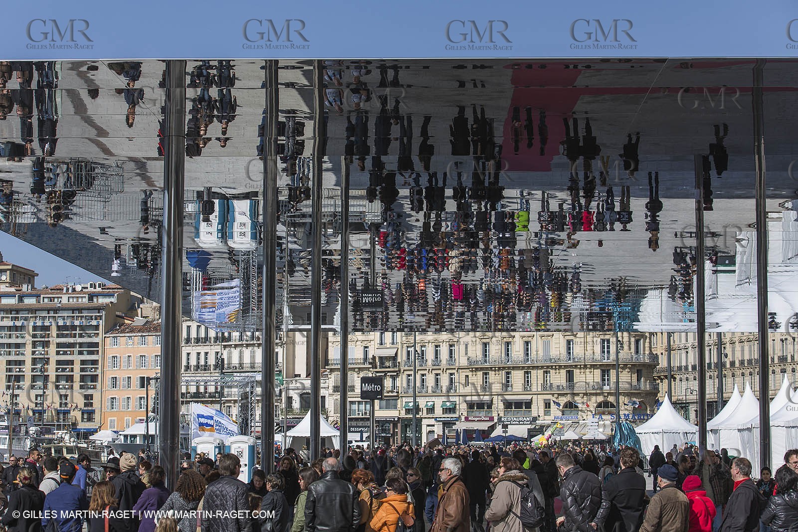 02 02 2013 Marseille (FRA,13) - Opening of the shadehouse and renovated historical Vieux Port