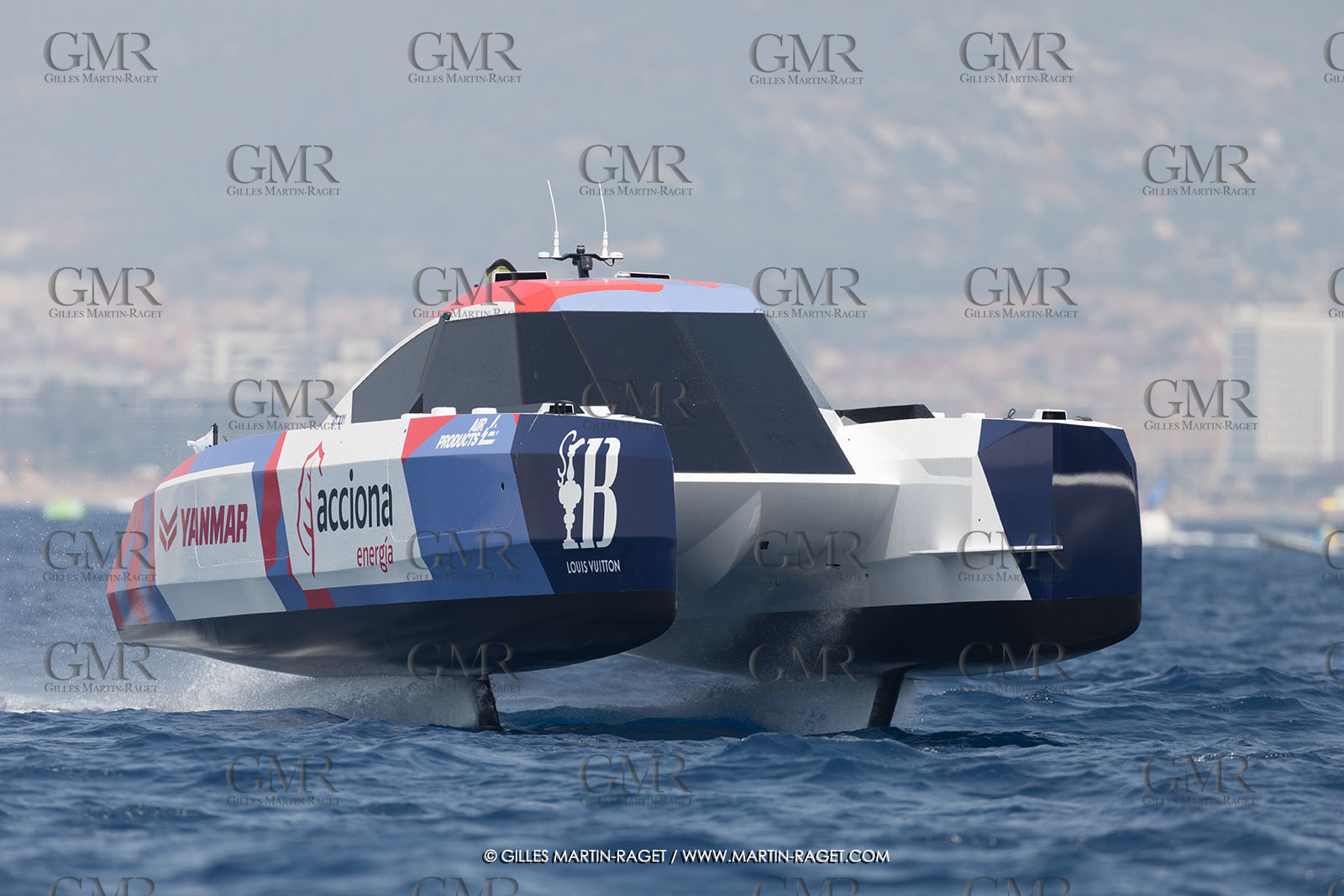 24 08 2024, Barcelona (ESP), Louis Vuitton 37th America's Cup, Louis Vuitton Prelilinary Regatta, Race Day 3