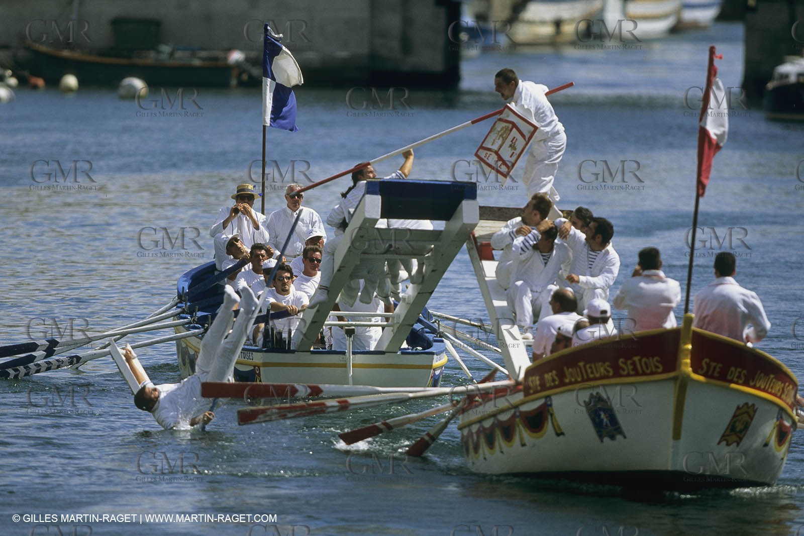 France, Languedoc -Roussilon, Joutes à Sète (34)