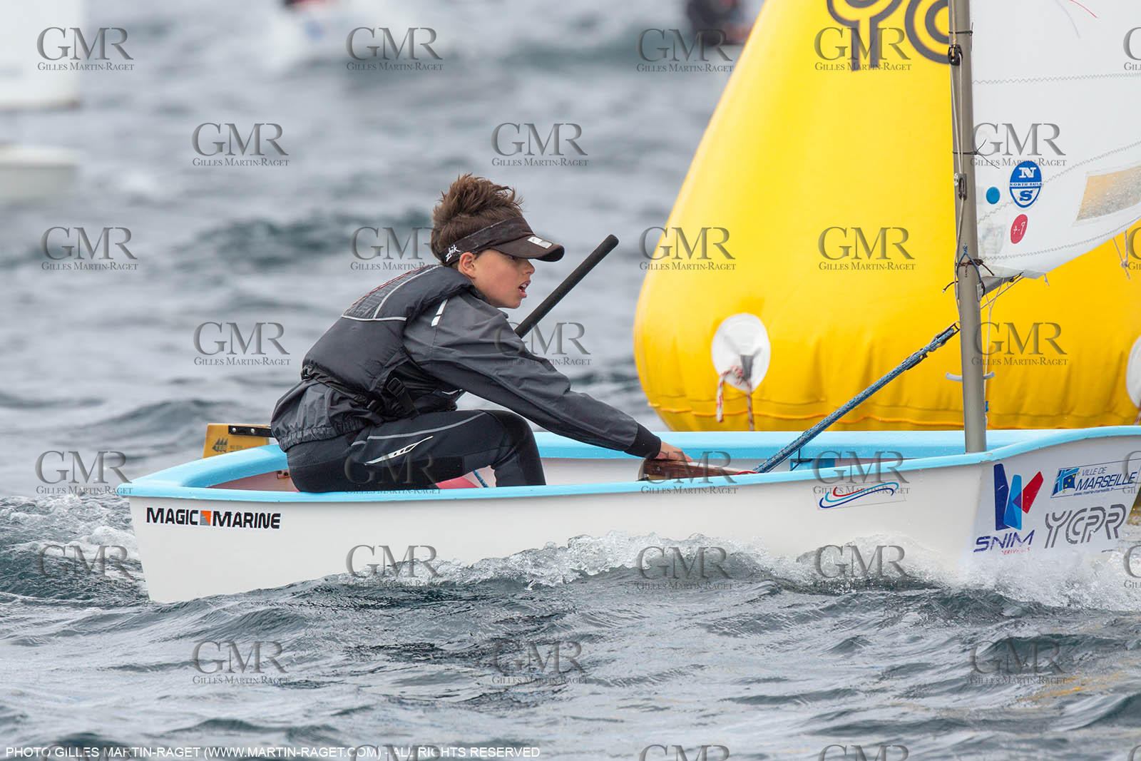 15 04 2016, Marseille (FRA,13), SNIM Dériveurs, Coupe Internationale de Printemps Optimist, Final Day