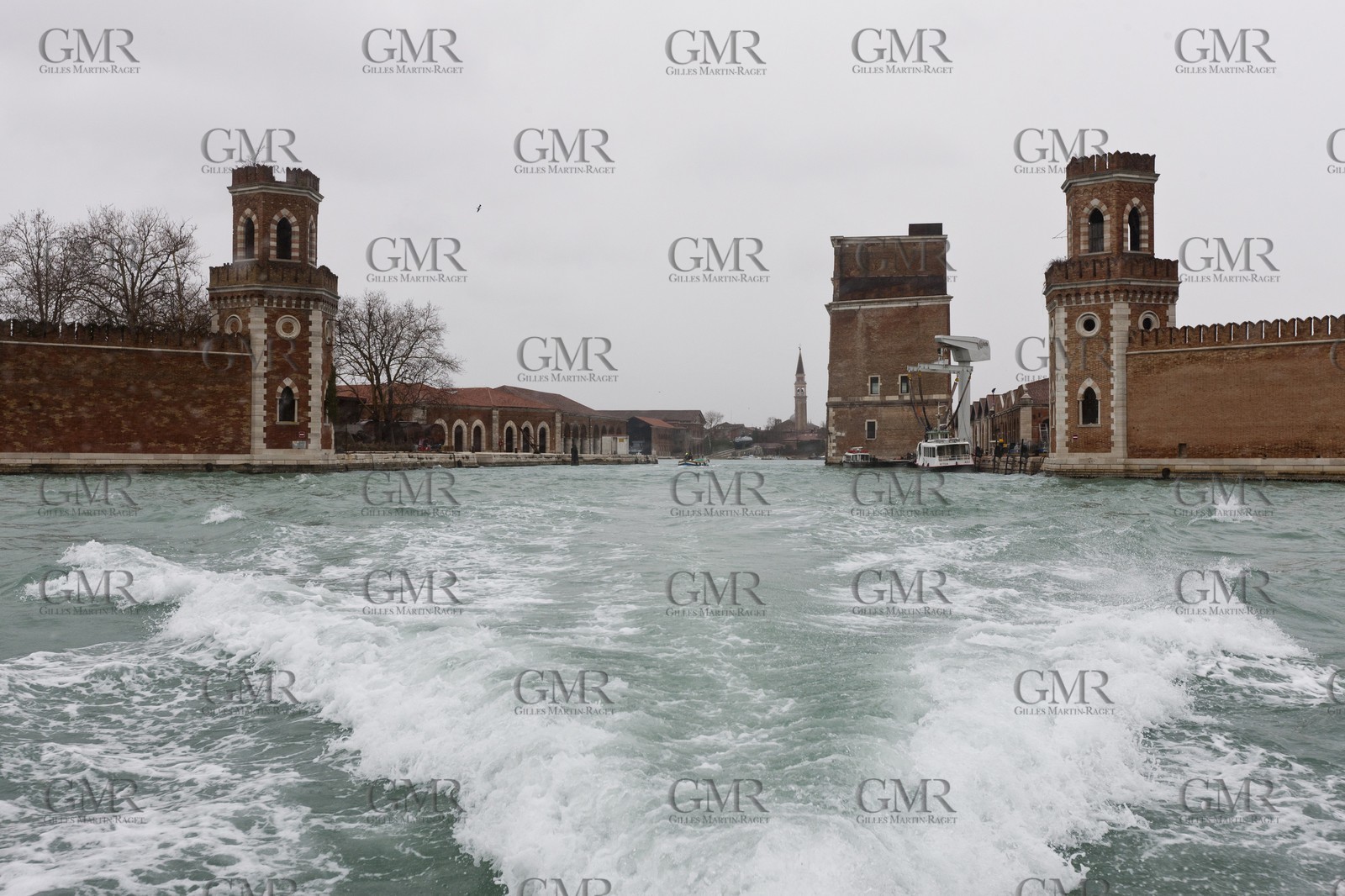 20 02 2012 - Venezia (ITA) - 34th America'sCup - Venezia 2012 America's Cup World Series - The Arsenale where the AC45 moorings, public village, media center and Club 45 will be located