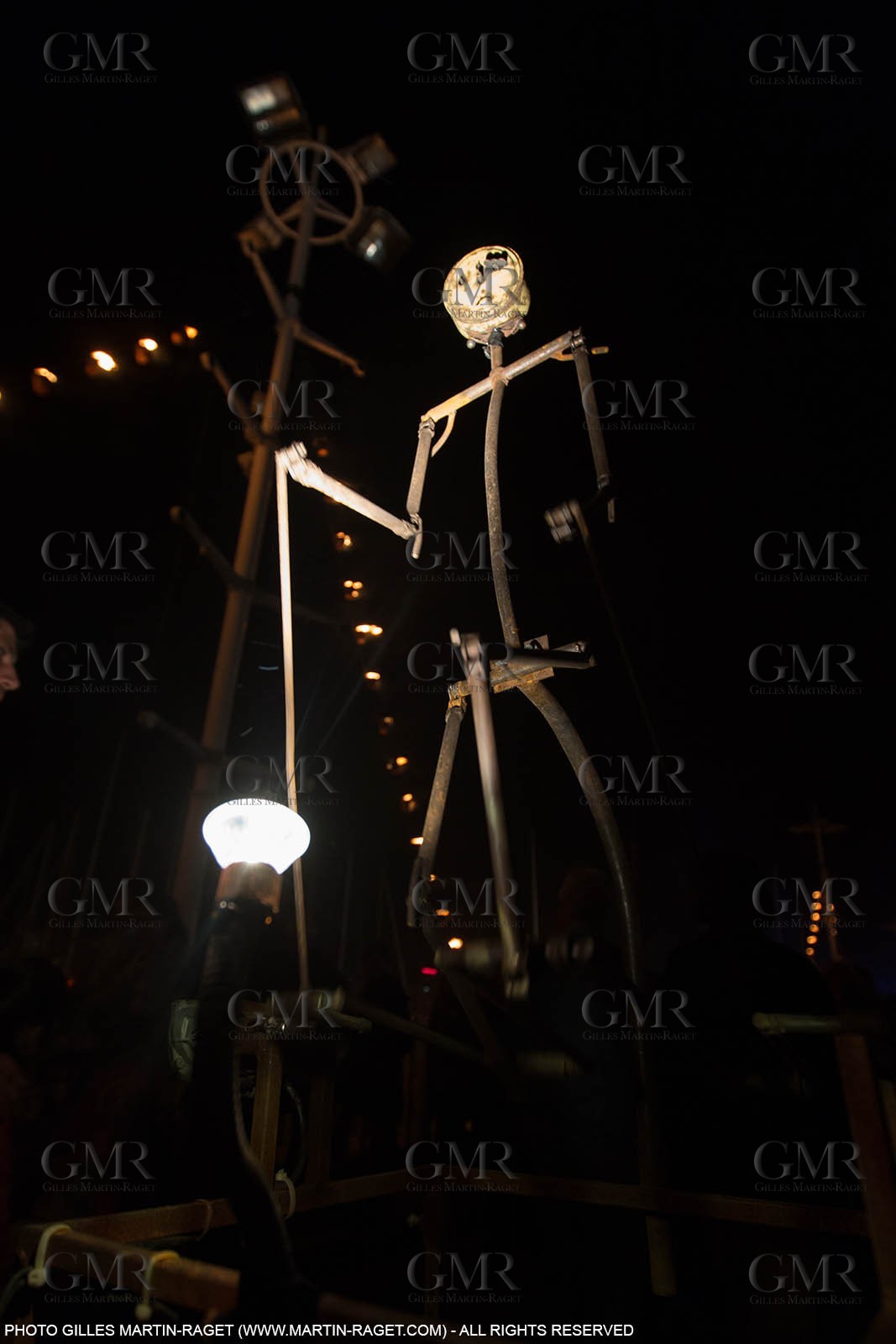 03 05 2013 - Marseille (FRA,13) - Marseille Provence 2013, Historical port Illumination by Company Carabosse