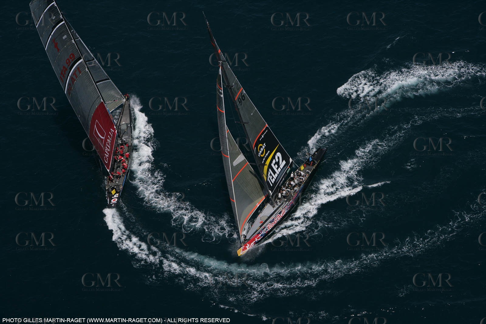 09 05 2007-Valencia (Spain)- 32nd America's Cup - Louis Vuitton Cup - RR2 - Day 11 - BMW ORACLE Racing