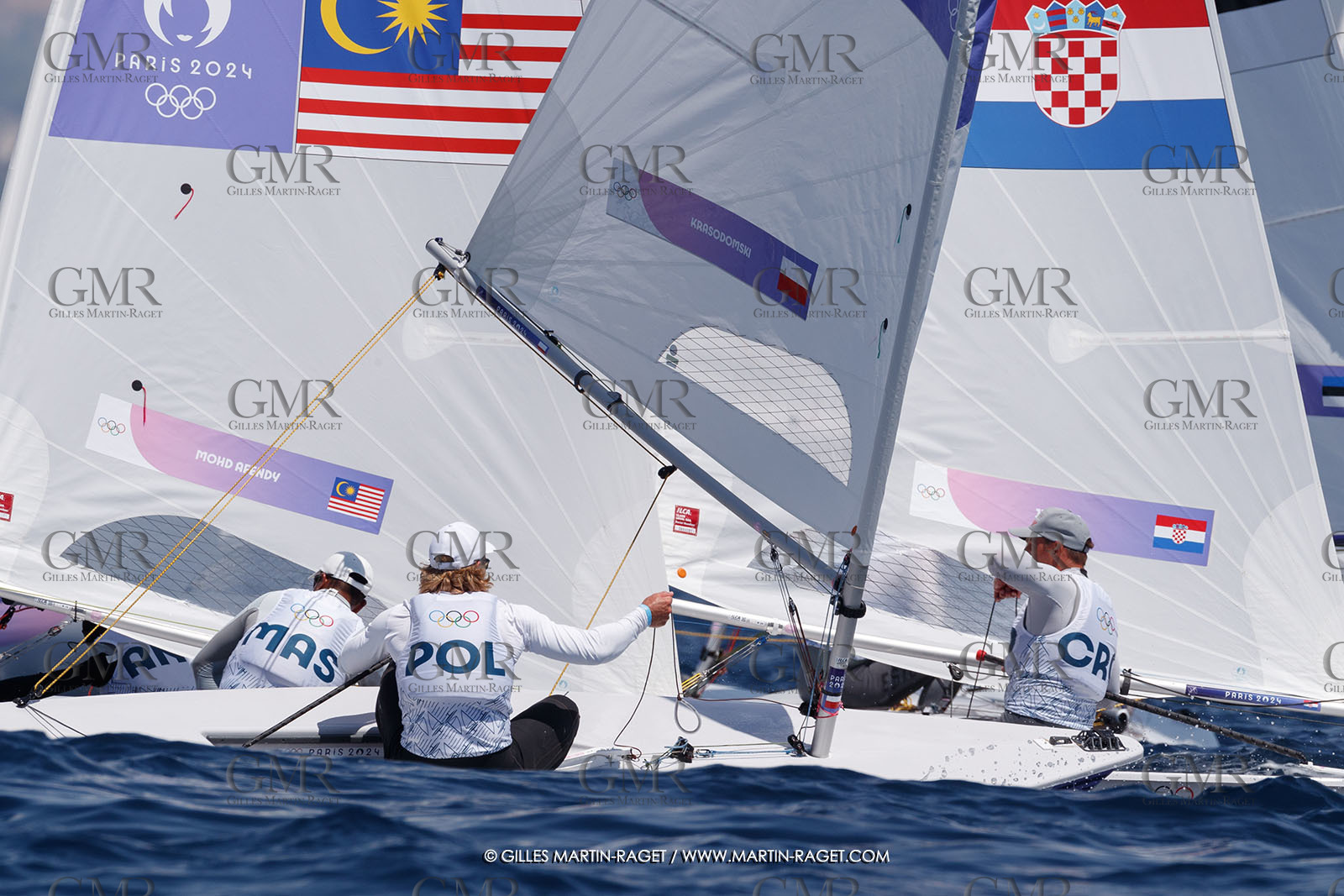 03 08 2024, Marseille (FRA), Paris 2024 Olympic Games, Sailing, Race Day 7
