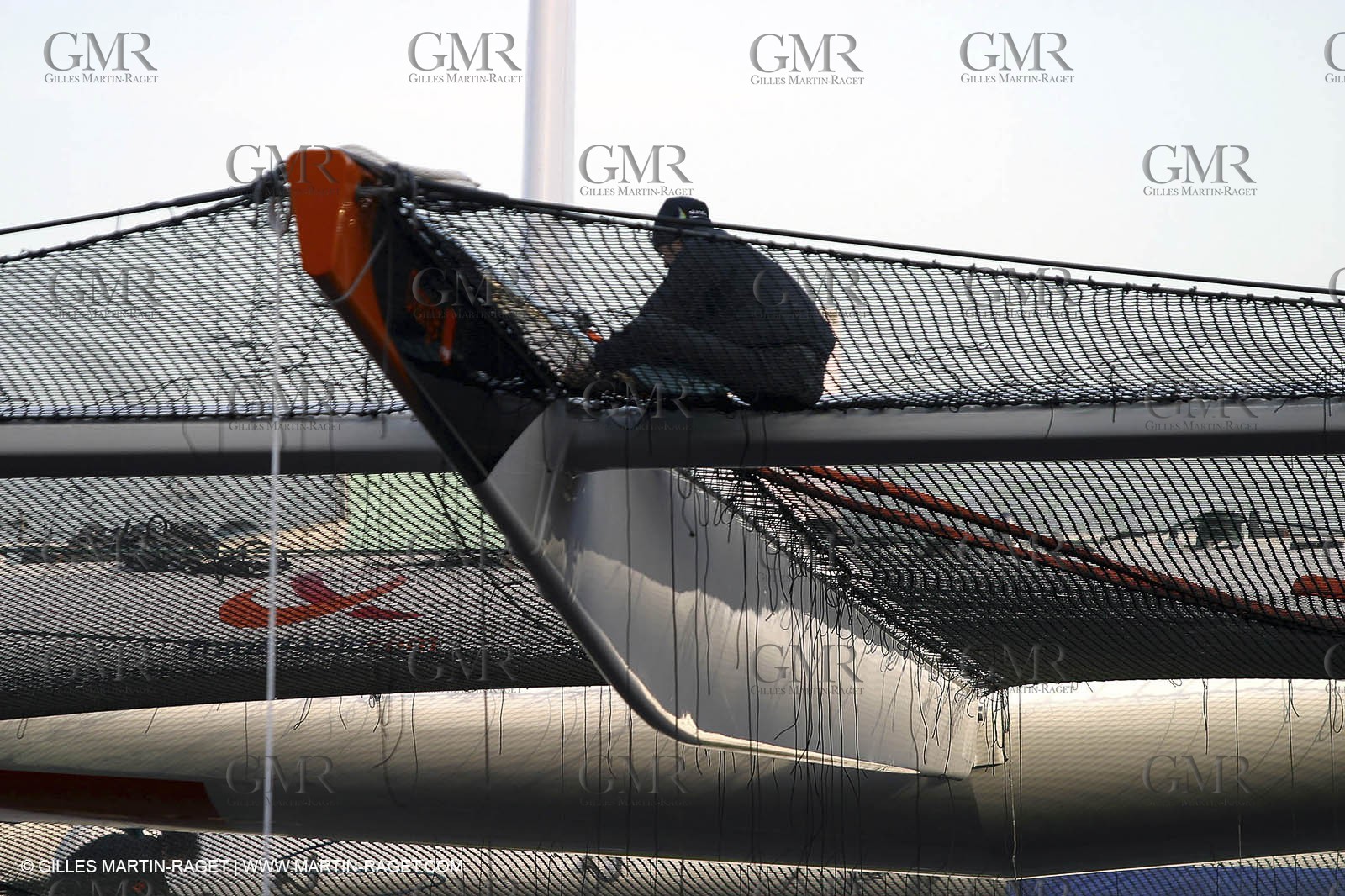Vannes - Multiplast Boatyard - Orange II 1st going in the water